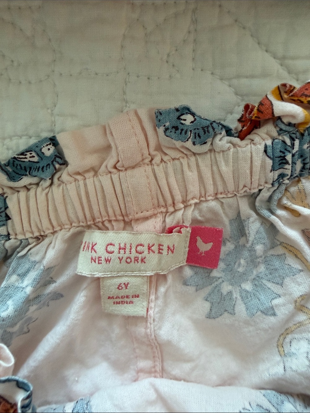 Pink Chicken Pink Floral Ruffle Matching Set - Picture 2 of 3